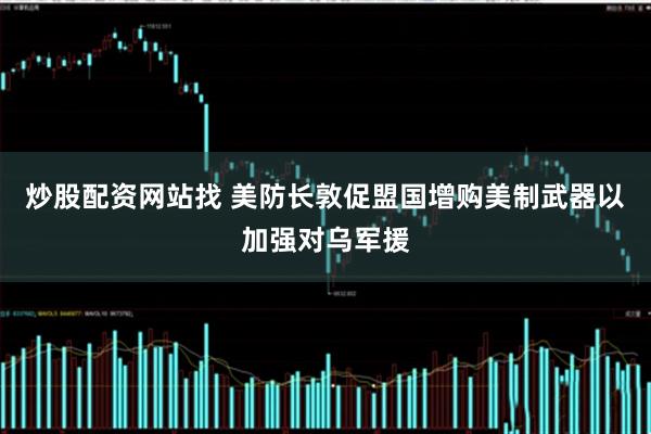 炒股配资网站找 美防长敦促盟国增购美制武器以加强对乌军援