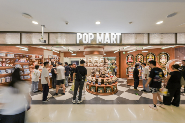 股票配资最新行情 泡泡玛特壹号店扩店升级 打造沉浸式IP潮流文化体验空间