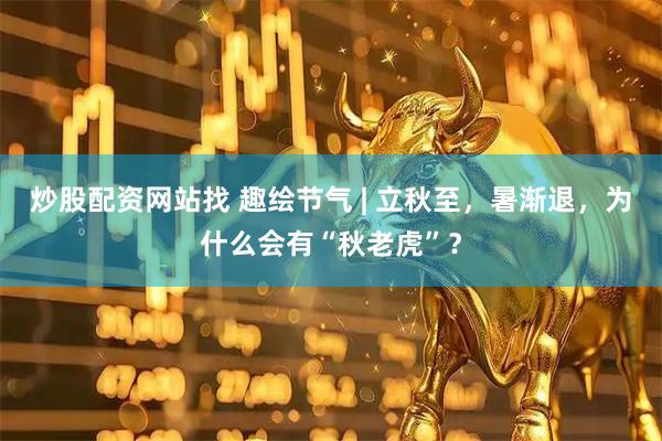 炒股配资网站找 趣绘节气 | 立秋至，暑渐退，为什么会有“秋老虎”？